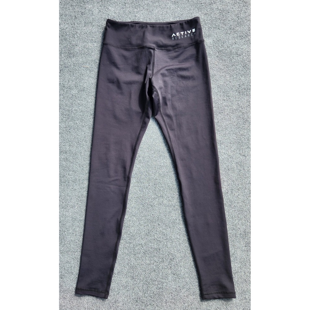Active Research Leggings Yoga Pants Athletic Workout Running Tights black‎ sz L